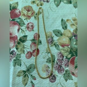 Gold plated necklace